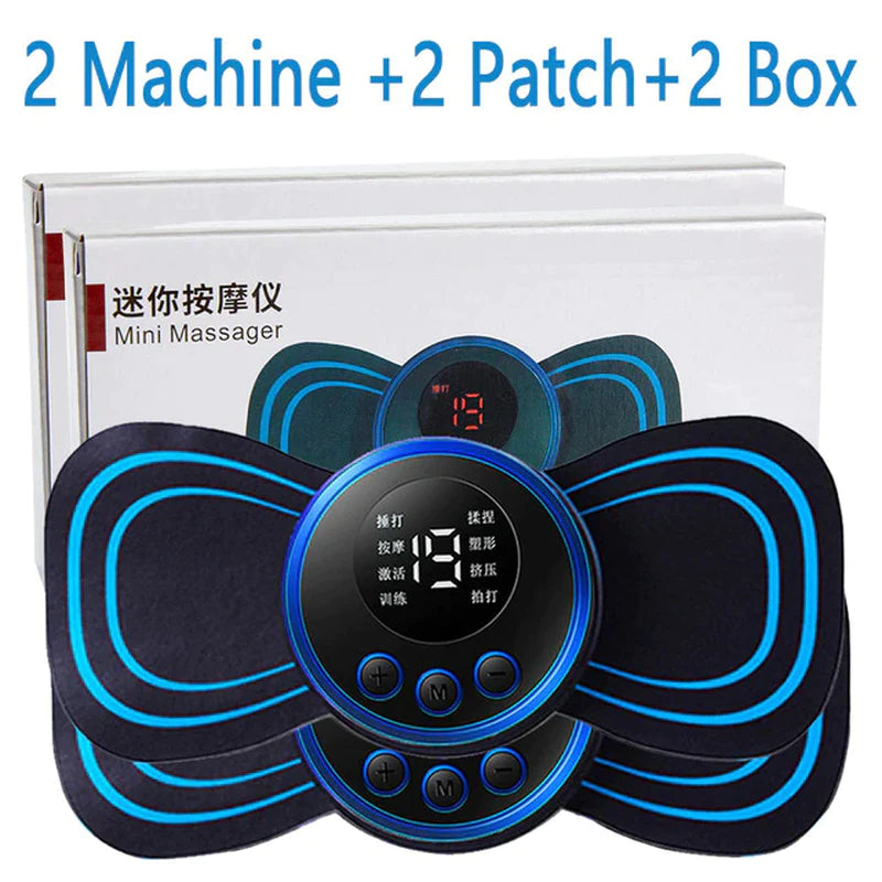 Load image into Gallery viewer, LCD Display EMS Neck Stretcher Electric Massager 8 Mode Cervical Massage Patch Pulse Muscle Stimulator Portable Relief Pain
