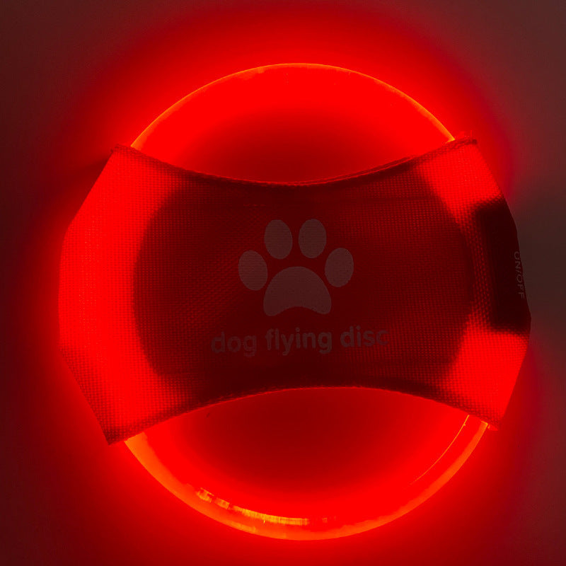 Load image into Gallery viewer, Dog Flying Discs Light Glowing LED LuminousTrainning Interactive Toys Game Flying Discs Dog Toy Pet Dog Accessories Pet Products
