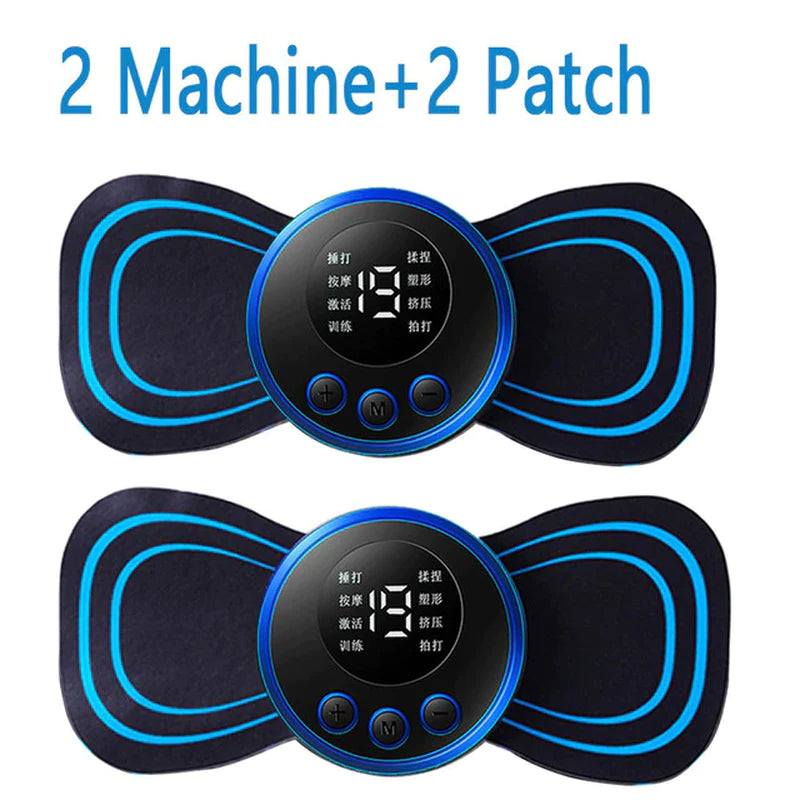 Load image into Gallery viewer, LCD Display EMS Neck Stretcher Electric Massager 8 Mode Cervical Massage Patch Pulse Muscle Stimulator Portable Relief Pain
