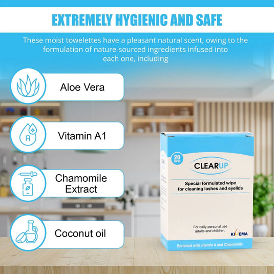 Eye Cleaning Wipes for Dryness Relief